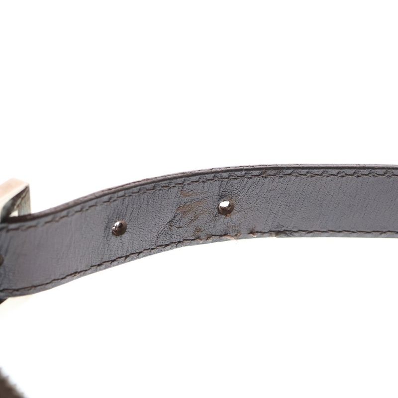 Fendi Zucca Mamma Bucket One Shoulder Bag Handbag Brown Canvas and Leather