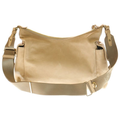 Prada Explorer Large Nappa Leather Shoulder Bag Damaged Beige 1bc264