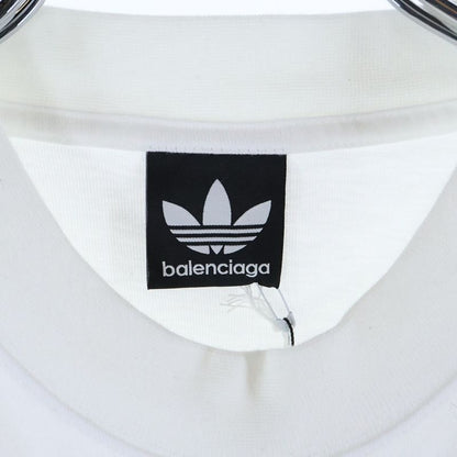 Balenciaga 23ss X Adidas T-Shirt 723976 Tnvn8 X Adidas Front Logo Short-Sleeved