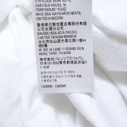 Balenciaga 23ss X Adidas T-Shirt 723976 Tnvn8 X Adidas Front Logo Short-Sleeved