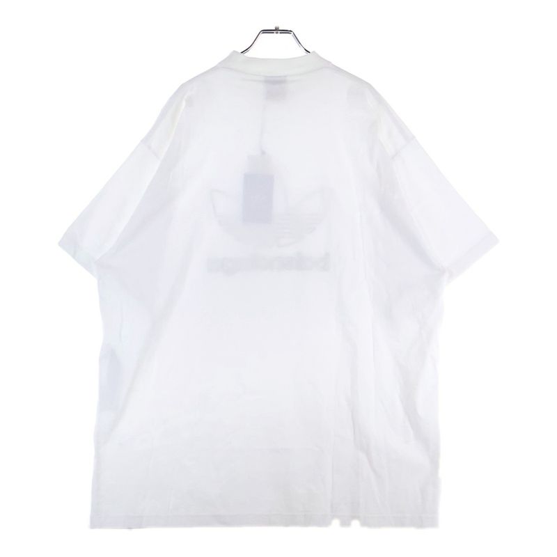 Balenciaga 23ss X Adidas T-Shirt 723976 Tnvn8 X Adidas Front Logo Short-Sleeved