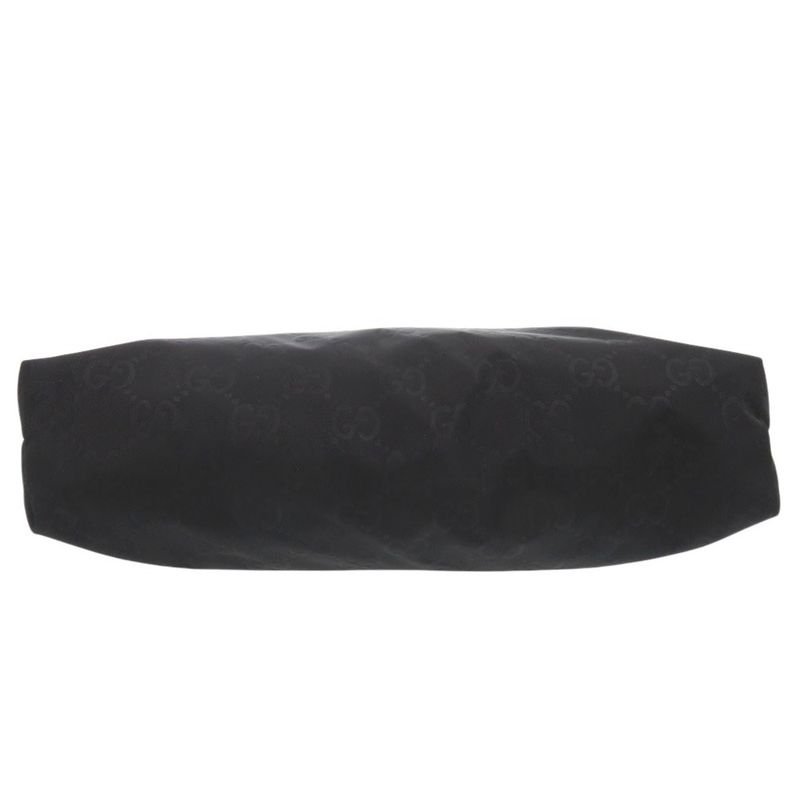 Gucci GG Pattern Gucci Guccissima 510342 Shoulder Bag Leather Gucci Guccissima Nylon Black