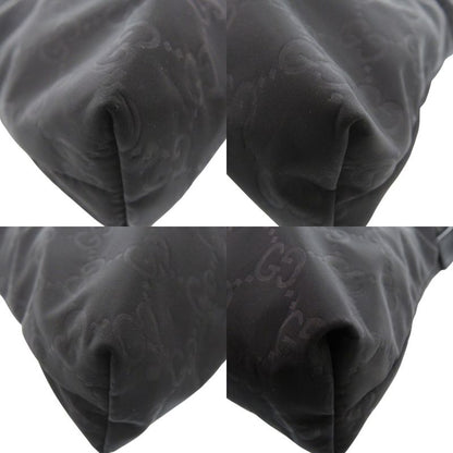 Gucci GG Pattern Gucci Guccissima 510342 Shoulder Bag Leather Gucci Guccissima Nylon Black