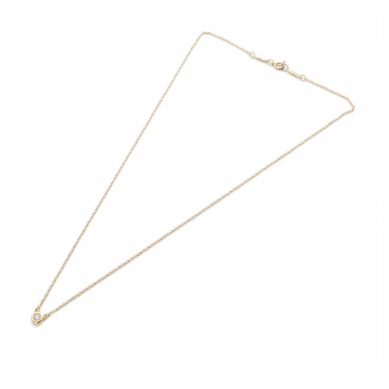 Tiffany & Co Tiffany & Co Necklace by-the-Yard Single Diamond 18k Yellow Gold