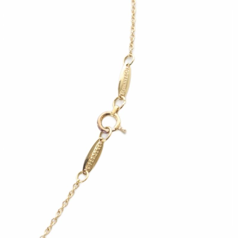 Tiffany & Co Tiffany & Co Necklace by-the-Yard Single Diamond 18k Yellow Gold