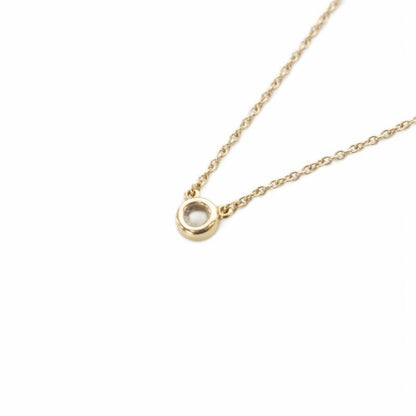 Tiffany & Co Tiffany & Co Necklace by-the-Yard Single Diamond 18k Yellow Gold