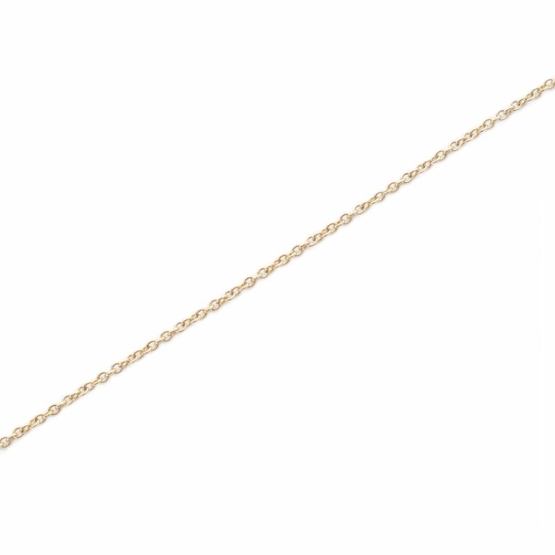 Tiffany & Co Tiffany & Co Necklace by-the-Yard Single Diamond 18k Yellow Gold