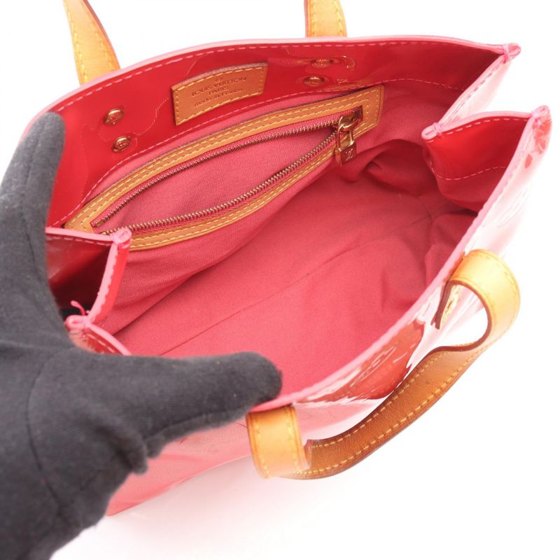 Louis Vuitton Handbag Reed PM Monogram Vernis Framboise M9132f Framboise