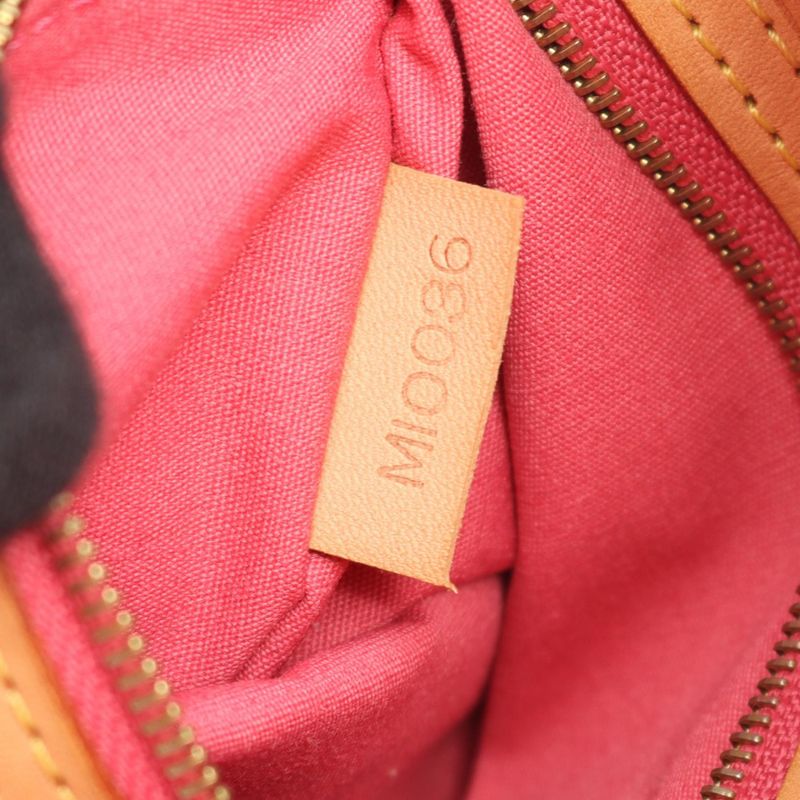 Louis Vuitton Handbag Reed PM Monogram Vernis Framboise M9132f Framboise