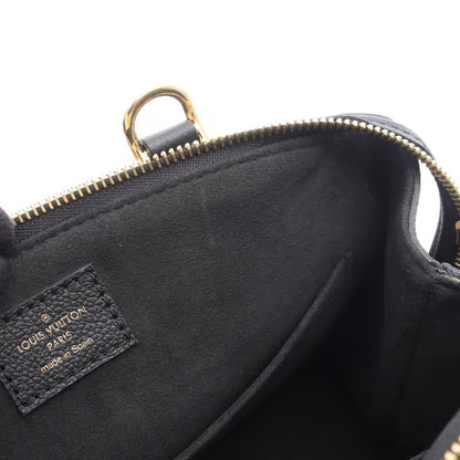 Louis Vuitton Petit Palais PM Handbag Bicolor Monogram Empreinte M58913 Black