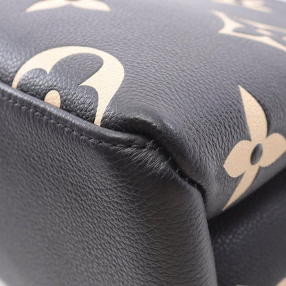 Louis Vuitton Petit Palais PM Handbag Bicolor Monogram Empreinte M58913 Black