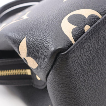 Louis Vuitton Petit Palais PM Handbag Bicolor Monogram Empreinte M58913 Black