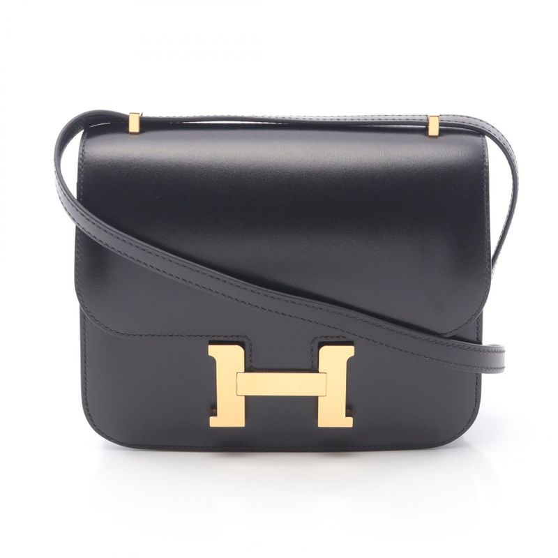 Hermes Shoulder Bag Constance 3 Mini Black Calf Leather Constance 3 Mini Black