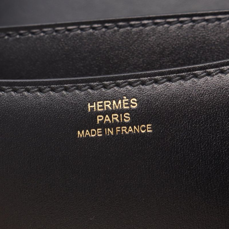 Hermes Shoulder Bag Constance 3 Mini Black Calf Leather Constance 3 Mini Black