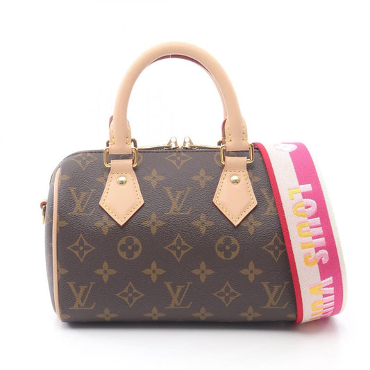 Louis Vuitton Speedy Bandoliere 20 Monogram Fuchsia M45948 Fuchsia PVC Coated