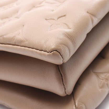 Louis Vuitton Shoulder Bag Couss in PM Monogram Taupe M59277 Taupe Leather