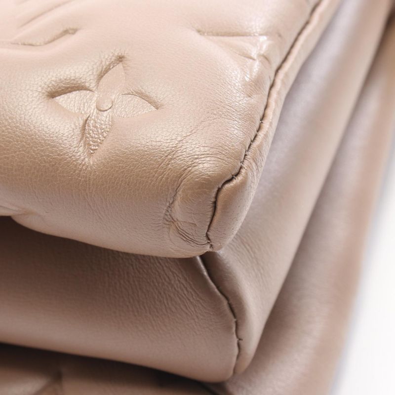 Louis Vuitton Shoulder Bag Couss in PM Monogram Taupe M59277 Taupe Leather