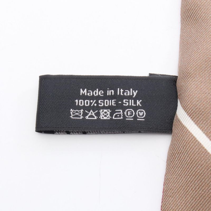 Chanel Scarf Coco Mark Multi Silk Scarf Women Used a