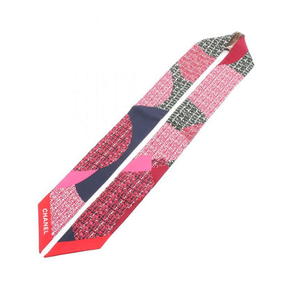 Chanel Scarf Coco Mark Multi Silk Scarf Women Used a