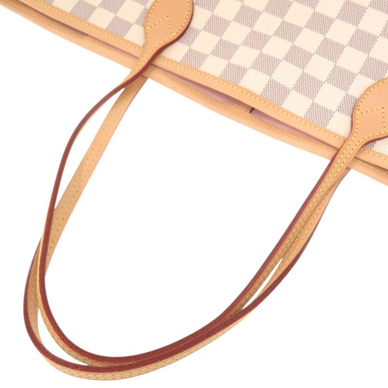 Louis Vuitton Current Neverfull GM Damier Azure N40601 Ic Rose Ballerine Tote