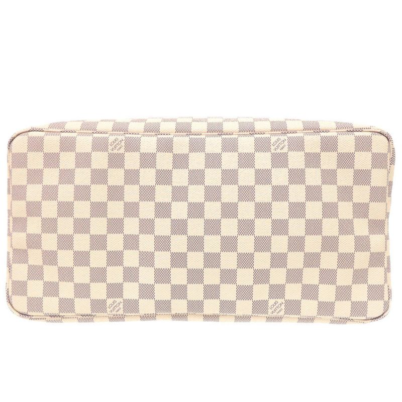 Louis Vuitton Current Neverfull GM Damier Azure N40601 Ic Rose Ballerine Tote