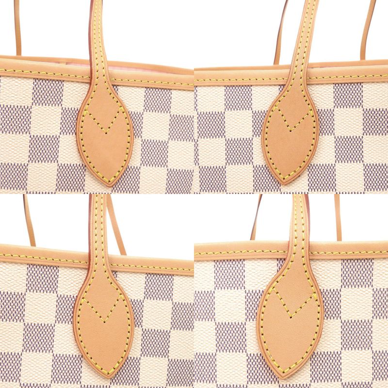 Louis Vuitton Current Neverfull GM Damier Azure N40601 Ic Rose Ballerine Tote
