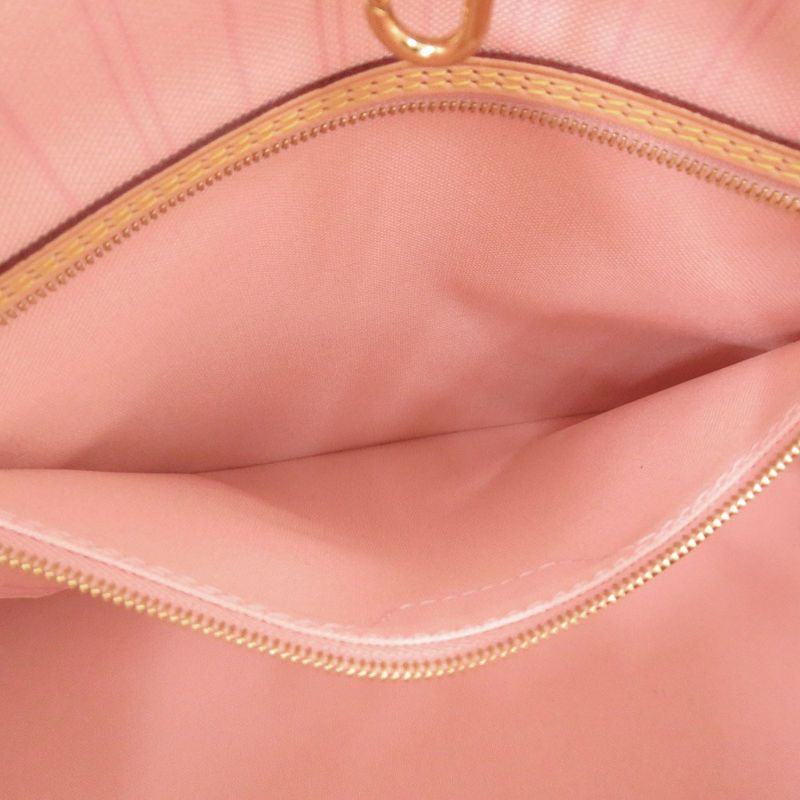 Louis Vuitton Current Neverfull GM Damier Azure N40601 Ic Rose Ballerine Tote