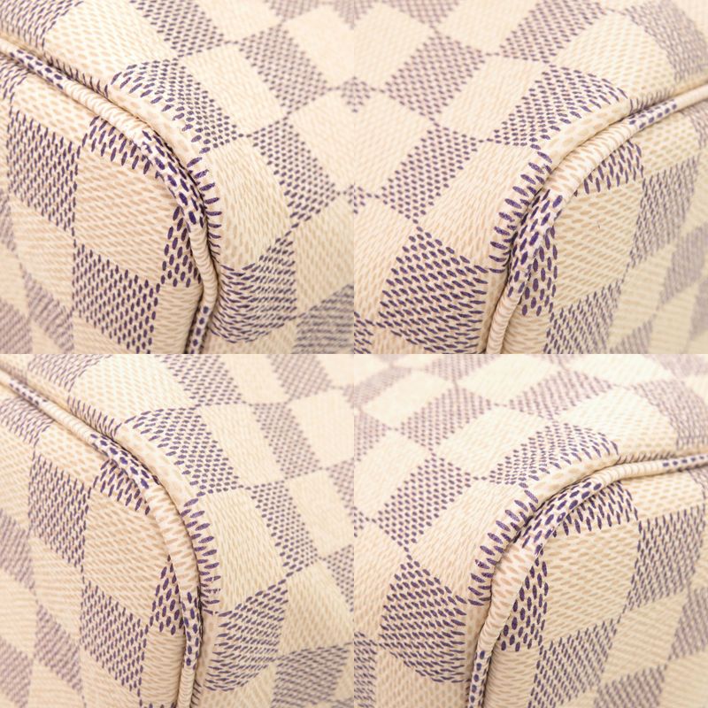 Louis Vuitton Current Neverfull GM Damier Azure N40601 Ic Rose Ballerine Tote