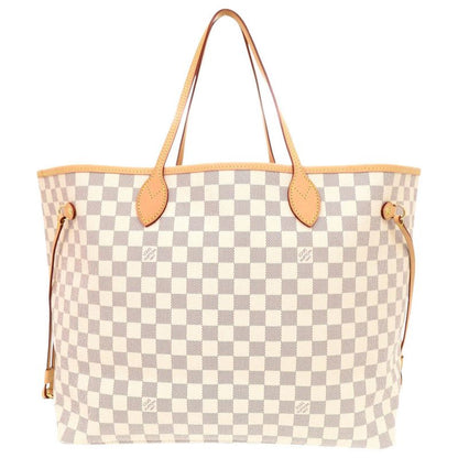 Louis Vuitton Current Neverfull GM Damier Azure N40601 Ic Rose Ballerine Tote