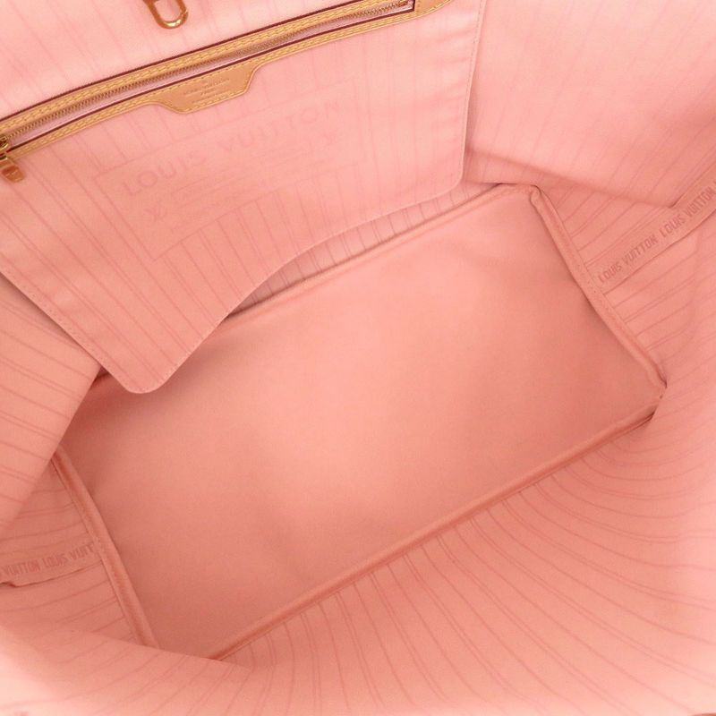 Louis Vuitton Current Neverfull GM Damier Azure N40601 Ic Rose Ballerine Tote