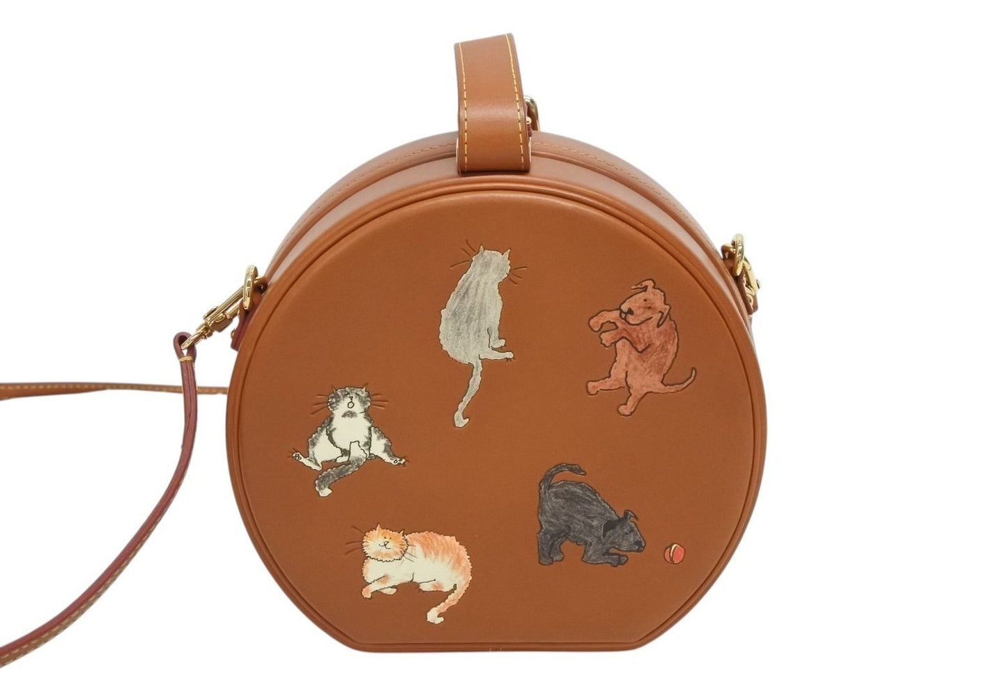 Louis Vuitton Petite Boite Chapeau 2-Way Bag Catgram Gray Coddington — view 3