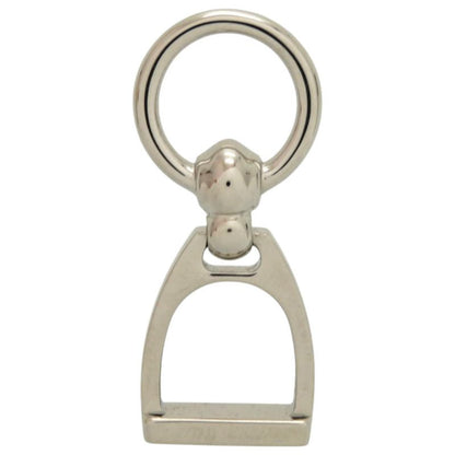 Unused Hermes Etlier Scarf Ring Metal Silver 0576 Hermes