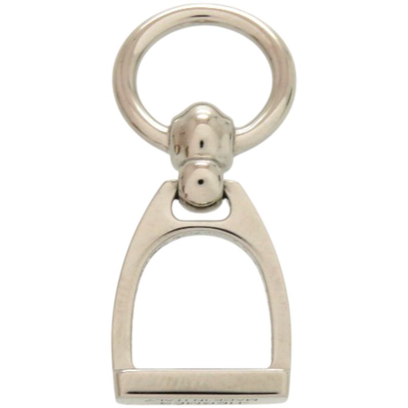 Unused Hermes Etlier Scarf Ring Metal Silver 0576 Hermes