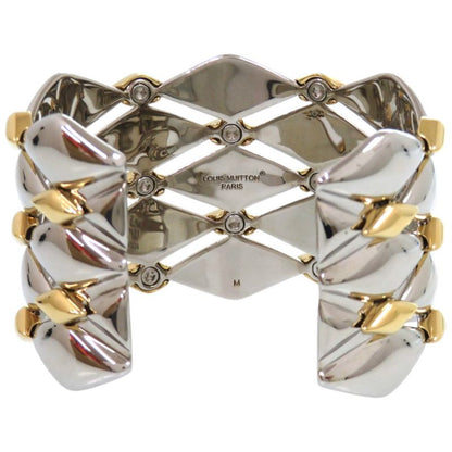 Louis Vuitton Bracelet Maltage Studded R94057 Metal Gold Bangle LV 0705 Louis