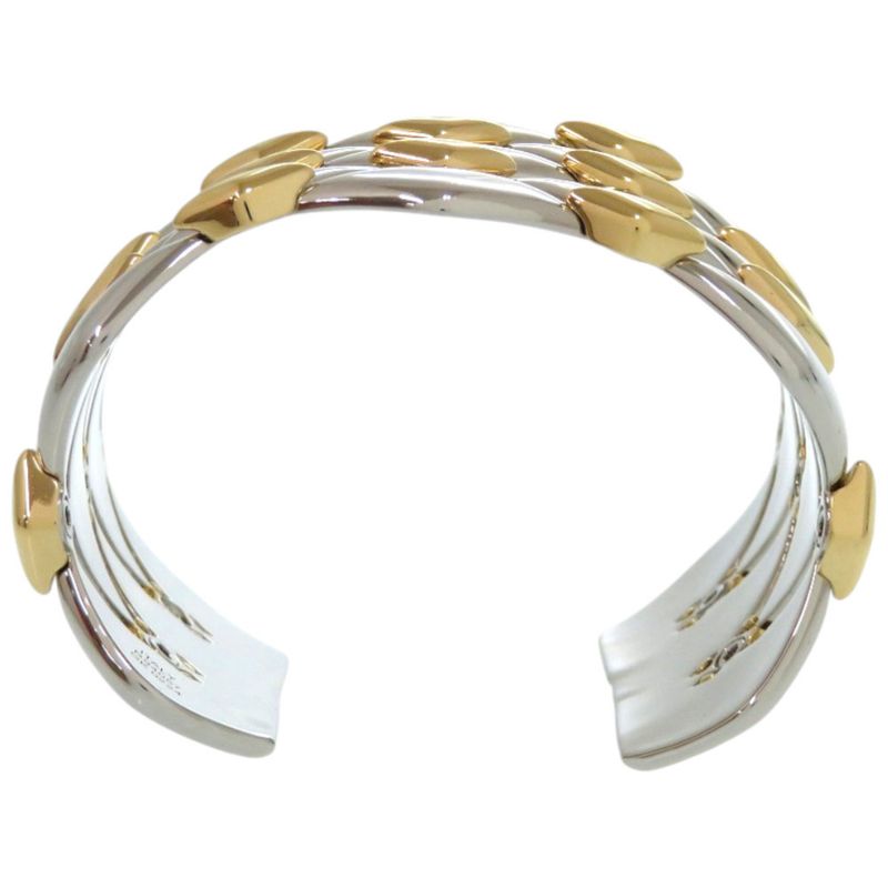 Louis Vuitton Bracelet Maltage Studded R94057 Metal Gold Bangle LV 0705 Louis
