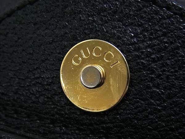 Gucci Handbag Bamboo 002 1186 0260 Black Leather Women