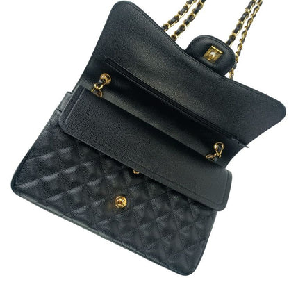 Chanel Shoulder Bag Classic Large Handbag Deca Matelasse 30 A58600 Black Caviar