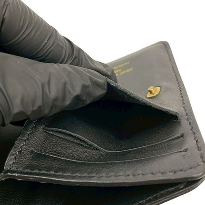 Louis Vuitton Portefeuille Monogram Empreinte Leather Round Zip Bifold Wallet