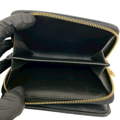 Louis Vuitton Portefeuille Monogram Empreinte Leather Round Zip Bifold Wallet