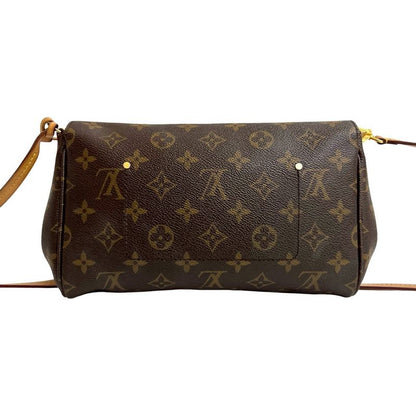 Louis Vuitton Favorite MM Leather 2-Way Chain Handbag Shoulder Bag Pochette