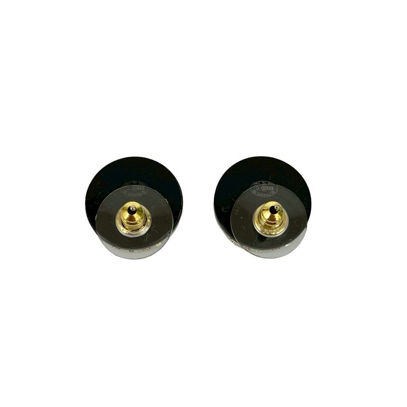 Chanel Coco Mark Motif GP Earrings Accessories Small 23BC