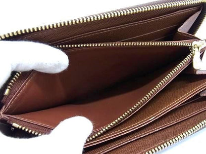 Louis Vuitton Wallet Monogram Zippy Wallet M60017 Brown PVC Leather Unisex