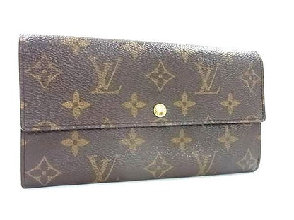 Louis Vuitton Wallet Monogram Pochette Porte Monet Cles Di M61725 Brown PVC