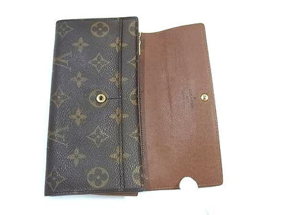 Louis Vuitton Wallet Monogram Pochette Porte Monet Cles Di M61725 Brown PVC