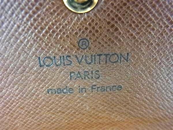 Louis Vuitton Wallet Monogram Pochette Porte Monet Cles Di M61725 Brown PVC