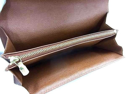 Louis Vuitton Wallet Monogram Pochette Porte Monet Cles Di M61725 Brown PVC