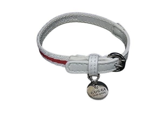Gucci Bracelet Charity Bracelet Loves YOU 282572 White Red Canvas Leather