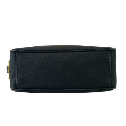 Prada Crossbody Bag Logo Jacquard Shoulder Bag 1bh089 Black Canvas Leather