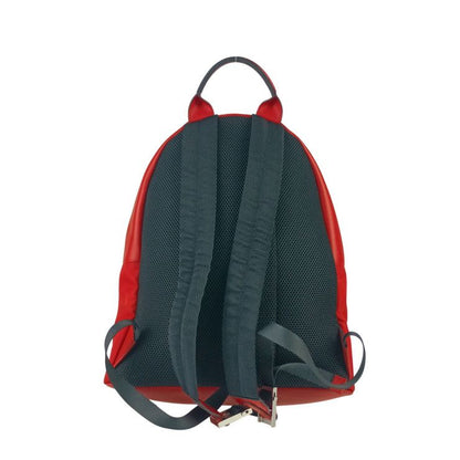 Fendi Backpack Sac Monster Series Fendi Face Backpack 7vz012 Red Black Nylon