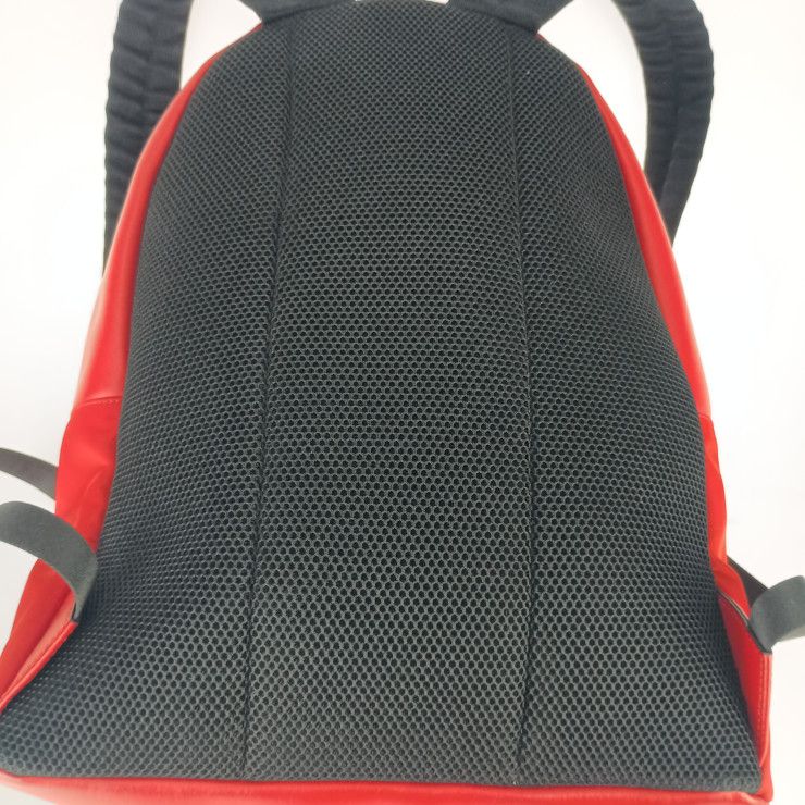 Fendi Backpack Sac Monster Series Fendi Face Backpack 7vz012 Red Black Nylon